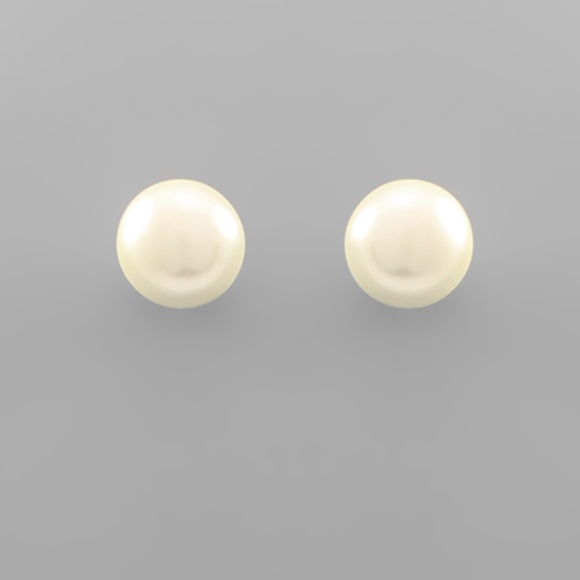 14mm Pearl Earrings - Picture 1 of 1